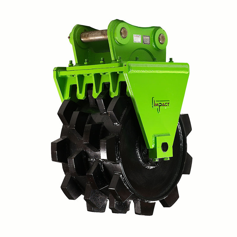 Compaction Wheels from Impact Attachments
