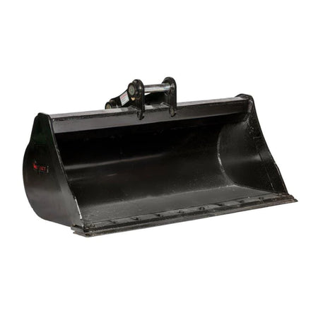 Impact brand heavy-duty bud bucket attachment designed for excavators, showcasing its reinforced construction and sharp teeth for enhanced penetration and durability in tough digging conditions. Ideal for a variety of excavation projects, this robust bucket increases productivity and efficiency on construction and earthmoving sites.