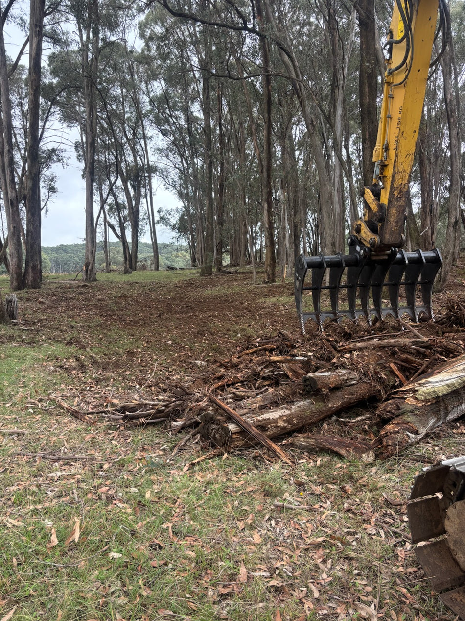 Stick Rake Logging Stick Rakes for Excavators 1.7–30T | Land Clearing & Site Cleanup ...