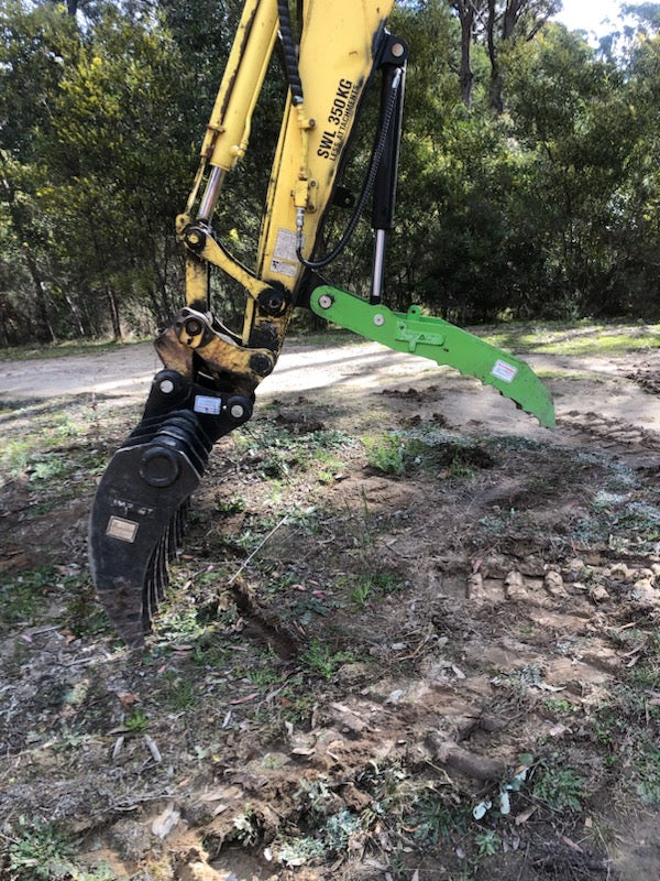 IRR400 Impact Stick Rake to suit 4.5-6t Excavator