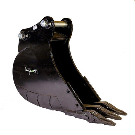 Impact Attachments heavy-duty excavator bucket designed for efficient digging and material handling in construction projects
