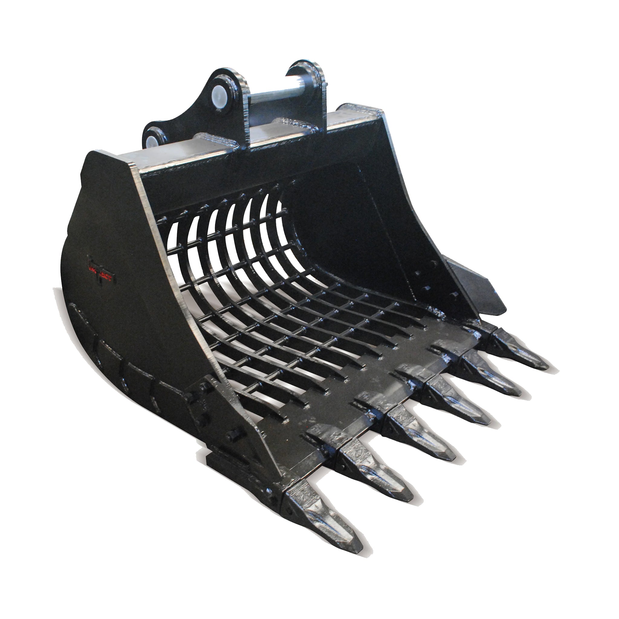 Impact brand sieve bucket attachment for excavators, designed for efficient sifting, sorting, and screening of materials. This heavy-duty bucket is ideal for separating rocks, debris, and other materials in construction and earthmoving projects. Also known as a sifting bucket, sorting bucket, or screening bucket, it enhances productivity and precision for operators across various excavation tasks.