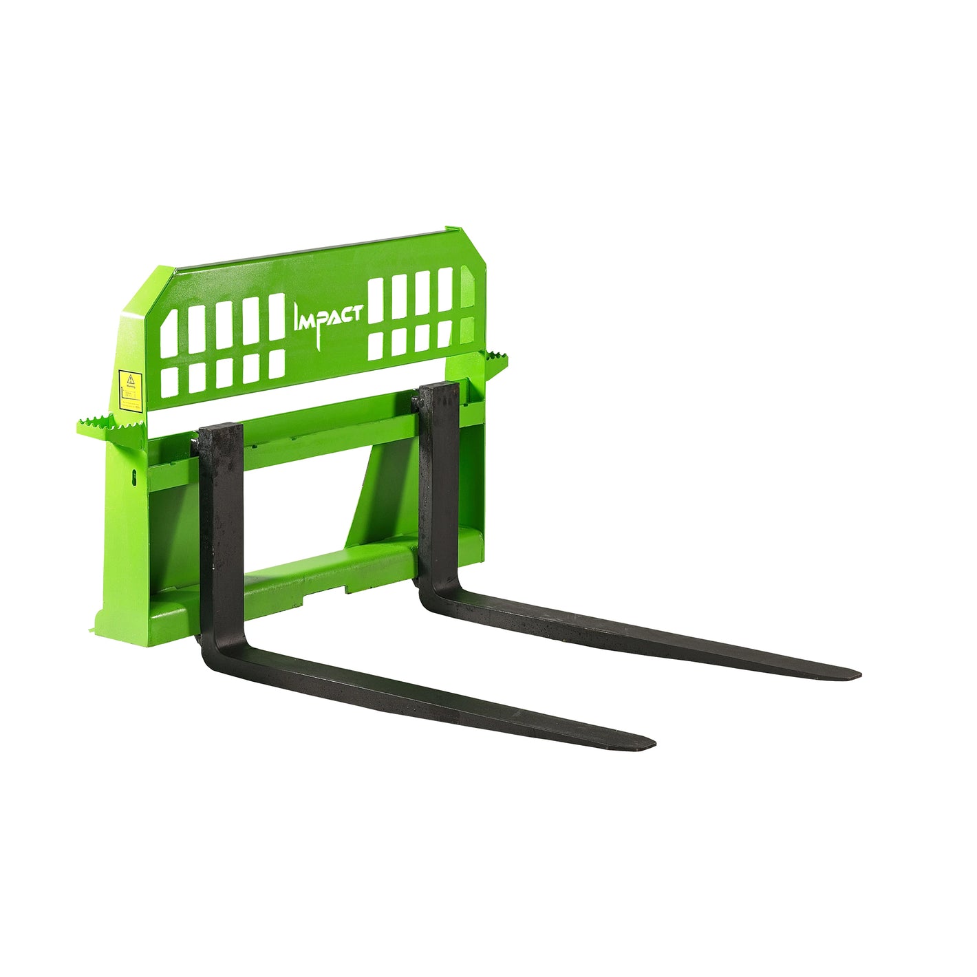 Impact attachment pallet forks