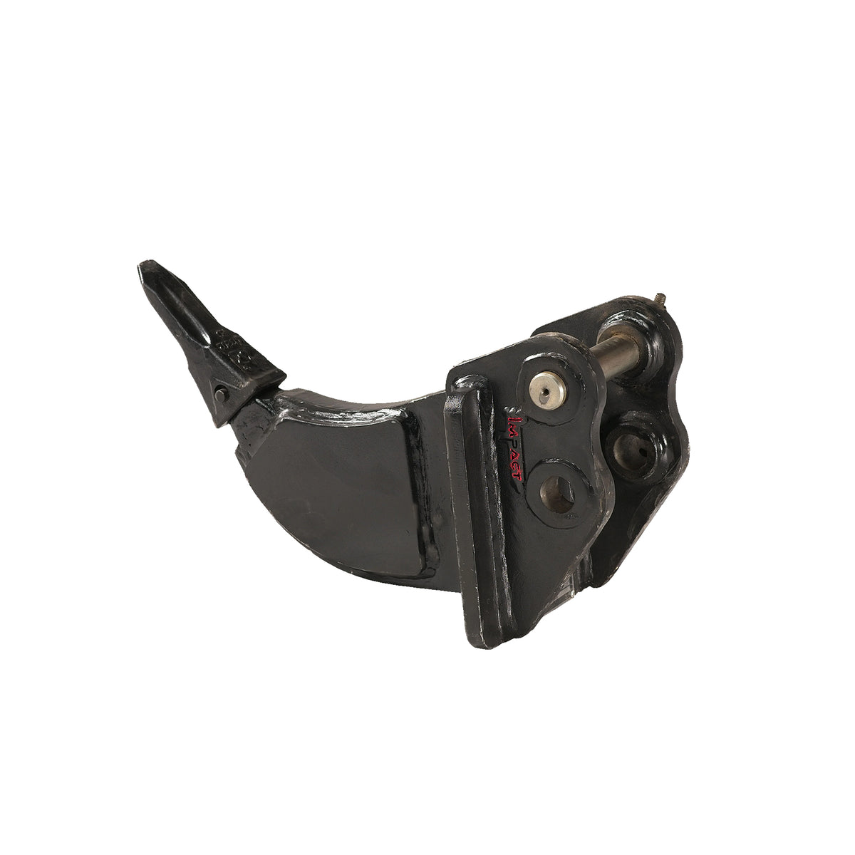 Impact brand excavator ripper attachment designed for breaking up tough soil, rocks, and other dense materials. This heavy-duty ripper is ideal for construction and excavation projects, providing powerful penetration and enhanced efficiency in challenging ground conditions.