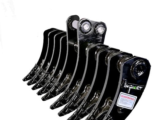 IRR200 Impact Stick Rake to suit 1.7t Excavator